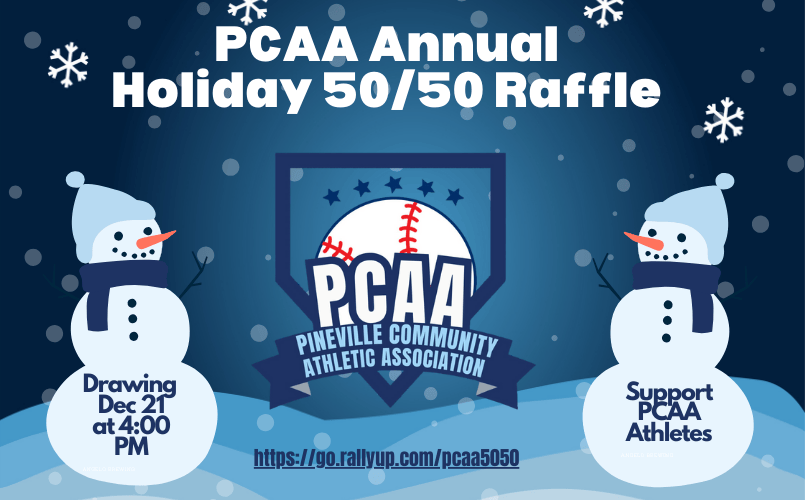 PCAA Holiday 50/50 Raffle